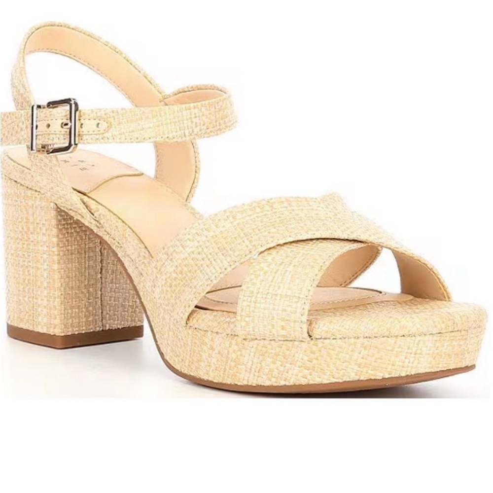 Alex Marie Cream Platform Sandals